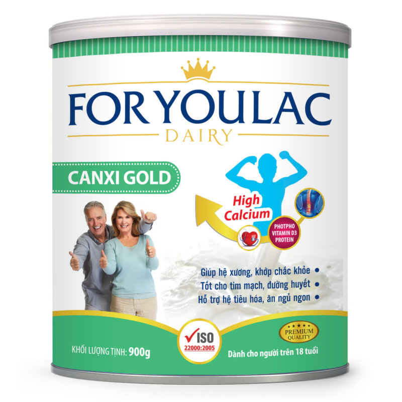 FOR YOULAC CANXI GOLD (Dành cho người từ 18 tuổi trở lên)