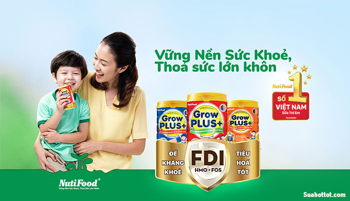 Sữa GROW PLUS có tốt không? So sánh 4 loại sữa GrowPlus của Nutifood